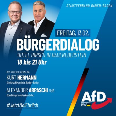 Event-Flyer Treffen des Stadtverbands Baden-Baden