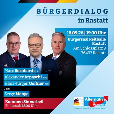 Event-Flyer Bürgerdialog in der 